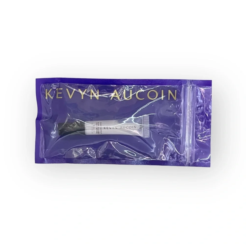 new Kevyn Aucoin ☼ Mini Glass Glow Lip ☼ Clear Iridescent Shimmer ☼ Sealed